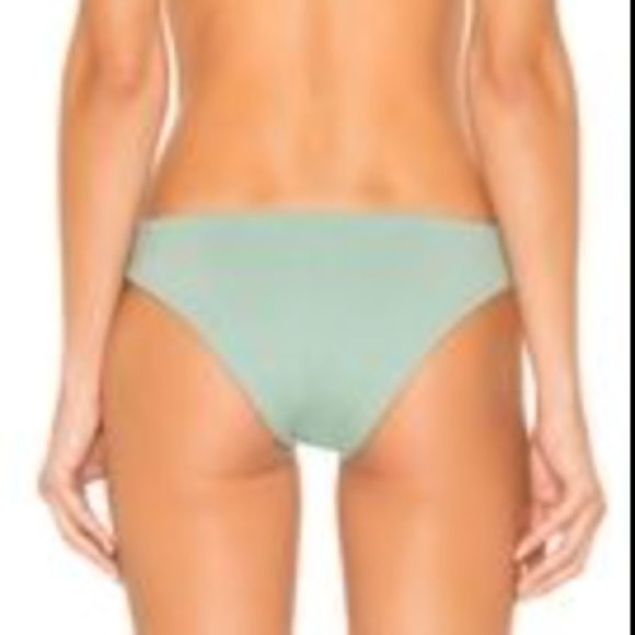 NWT - L*SPACE Sandy Bikini Bottoms in Reef Green (small white ?paint? Stain) - Picture 3 of 3